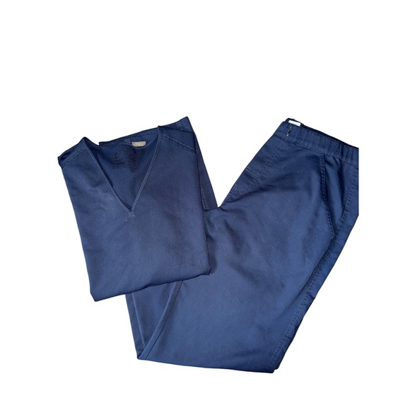 Figs Tops - Figs women's blue scrub top and‎ pant set size medium